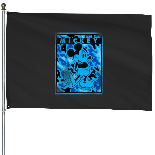 Disney - Blue Camo Mickey Mouse Nation House Flags