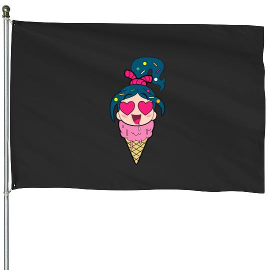 Disney Ralph Breaks the Internet Vanellope Ice Cream House Flags