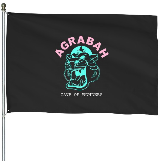 Disney Aladdin Agrabah Tiger Cave Of Wonders House Flags