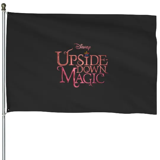 Disney Upside-Down Magic Logo House Flags