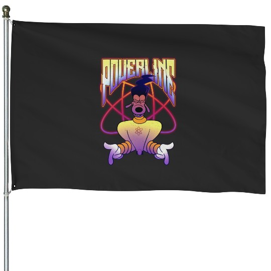 Disney A Goofy Movie Powerline Logo Portrait Sweatshirt House Flags