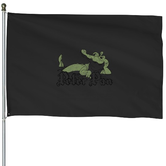 Disney Peter Pan Tick-Tock The Crocodile House Flags