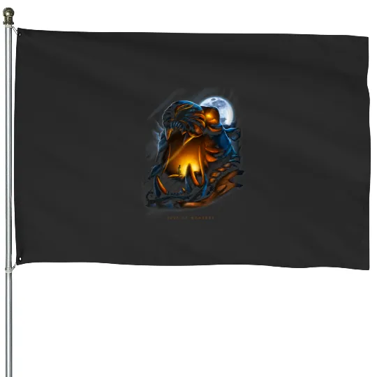 Disney Aladdin Cave Of Wonders Moonlit Airbrush House Flags