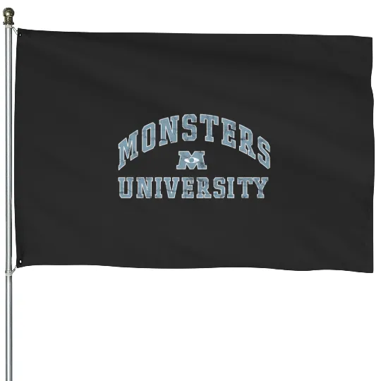 Disney Pixarss Monsters University Simple Collegiate Sweatshirt House Flags