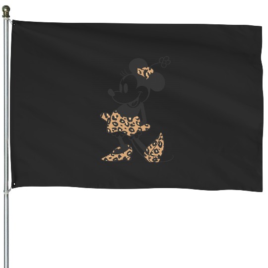 Disney Minnie Mouse Cheetah Print Outfit House Flags