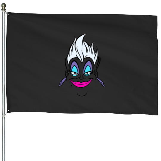 Disney Villains Ursula Big Face House Flags