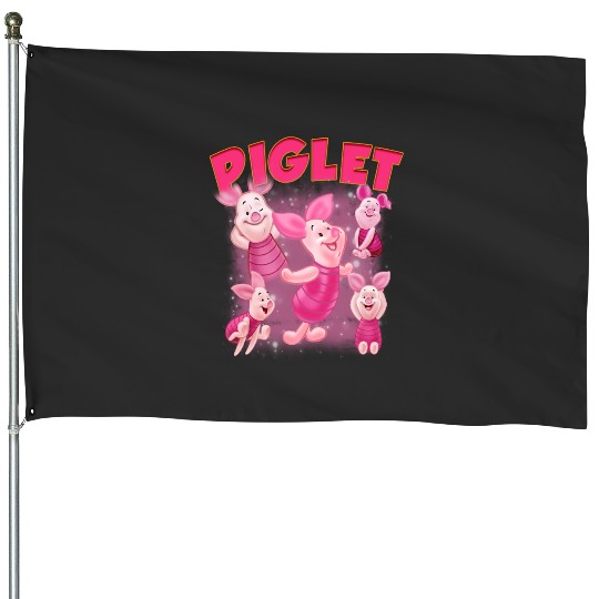 Cute Piglet House Flags, Disney Piglet Mode House Flags