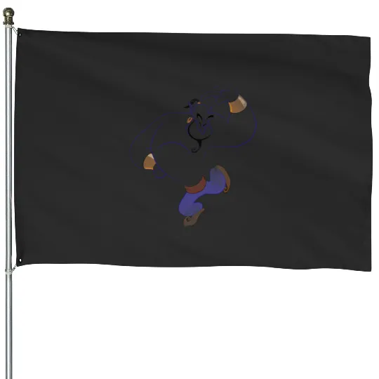 Disney Aladdin Genie Dancing Pose House Flags
