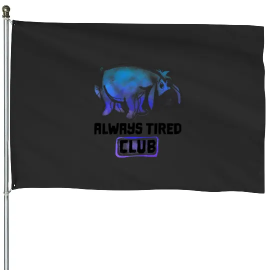 Disney Winnie The Pooh Eeyore Always Tired Club House Flags