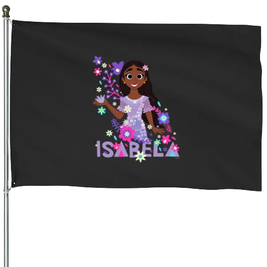 Disney Encanto Isabela Madrigal Floral House Flags