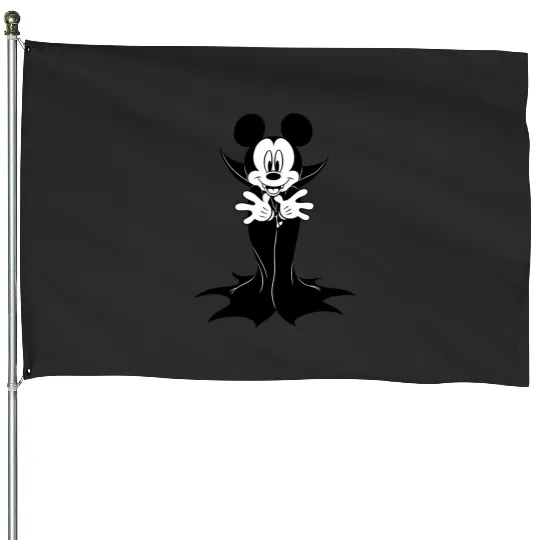 Disney Halloween Mickey Mouse Vampire Big Character House Flags