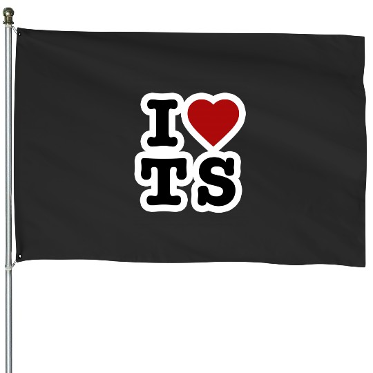 I Love Taylorr Swift Heart House Flags