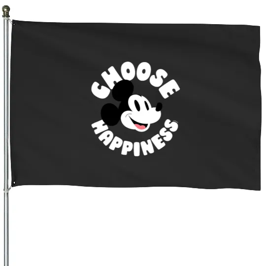 Disney - Mickey Choose Happiness House Flags