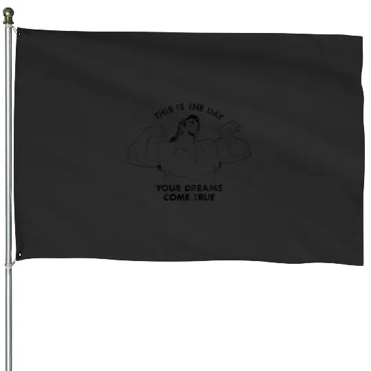 Disney Beauty And The Beast Gaston Your Dream Come True House Flags