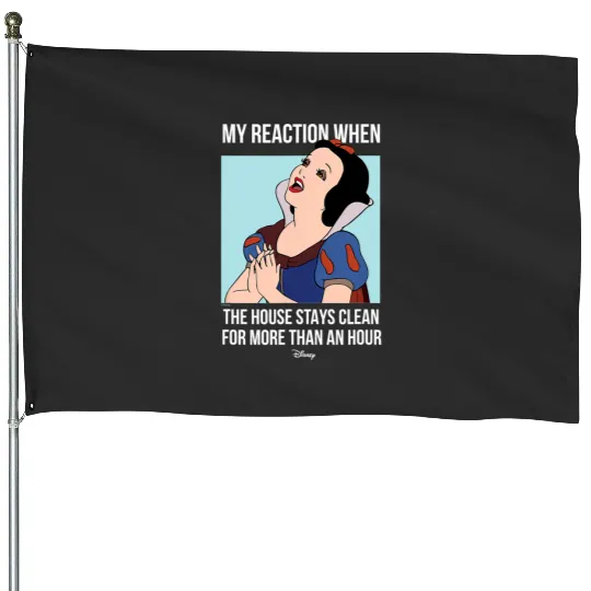Disney Princess - Snow White House Stays Clean Meme House Flags