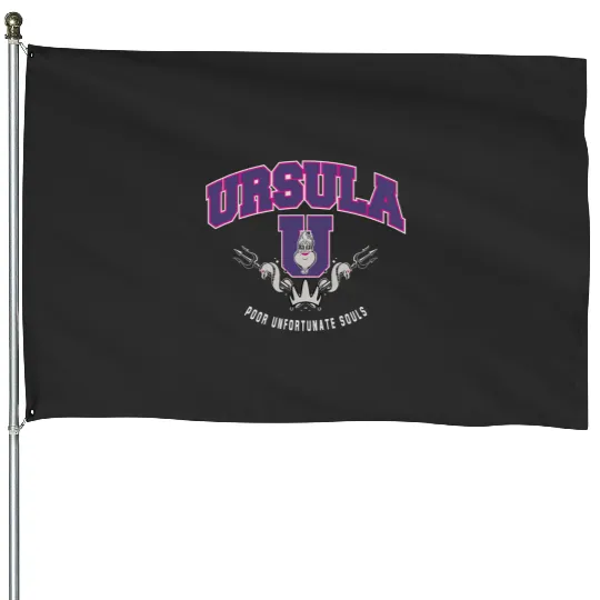 Disney The Little Mermaid Ursula Poor Unfortunate Souls Logo House Flags