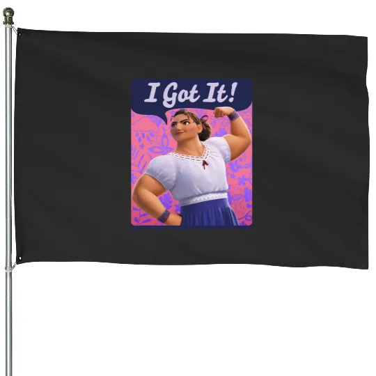 Disney Encanto Luisa I Got It Floral Poster House Flags
