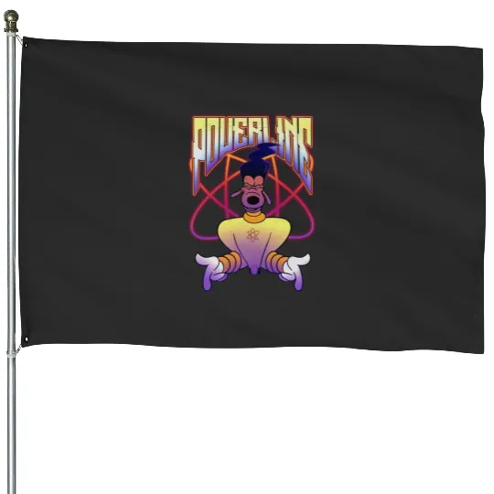 Disney A Goofy Movie Powerline Logo Portrait Sweatshirt House Flags