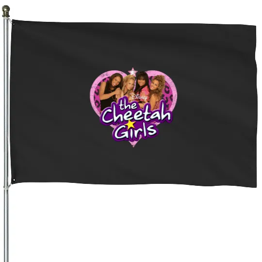 Disney Channel The Cheetah Girls Characters and Logo House Flags