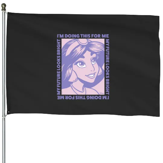 Disney Princess - Jasmine Inspirational Quotes House Flags