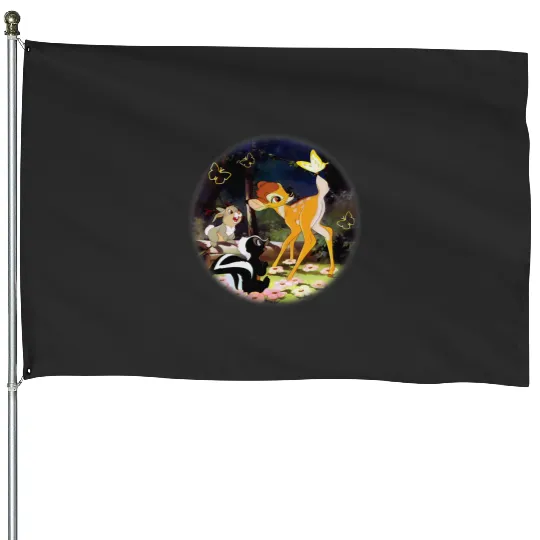 Disney Bambi Circle House Flags