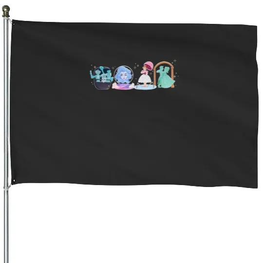 Haunted Mansion House Flags, Disneyland Haunted Mansion House Flags