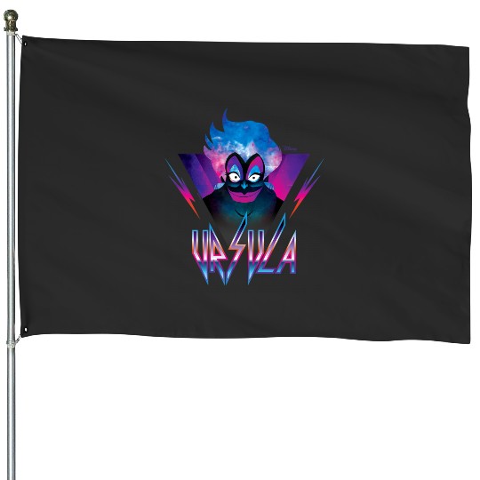 Disney Villains - Ursula Glam Rock House Flags