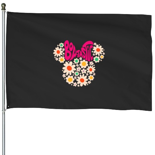 Disney Minnie Mouse Bow-Tastic  Daisy Floral House Flags