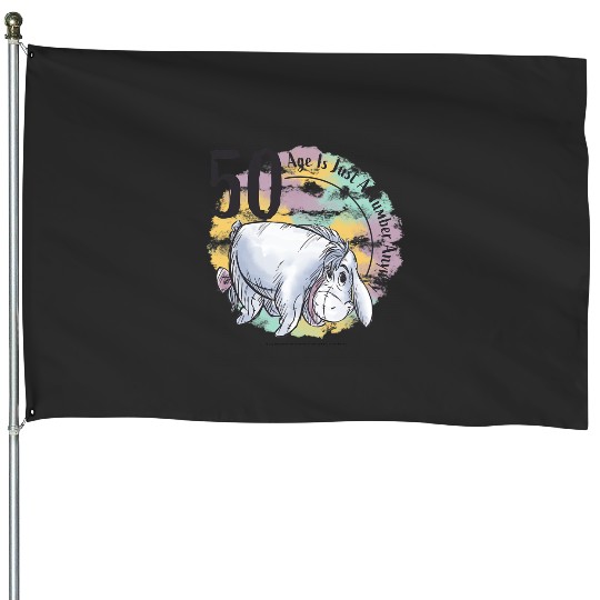 Disney Winnie The Pooh 50th Birthday Eeyore Quote House Flags