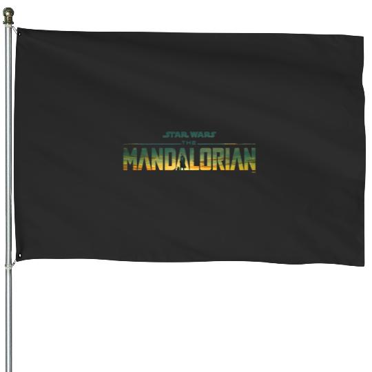 Star Warss The Mandalorian Season 3 Logo Grogu Disney House Flags