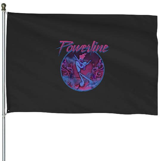 Disney A Goofy Movie Powerline Neon Disco Style Distressed House Flags