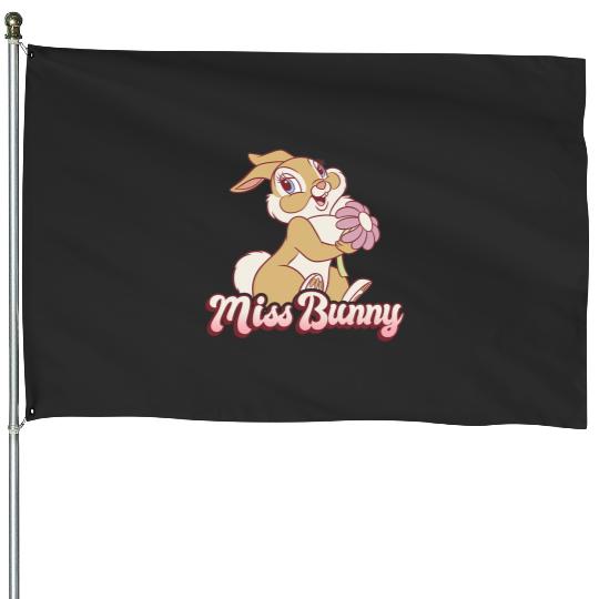 Disney Bambi Miss Bunny Floral Portrait House Flags