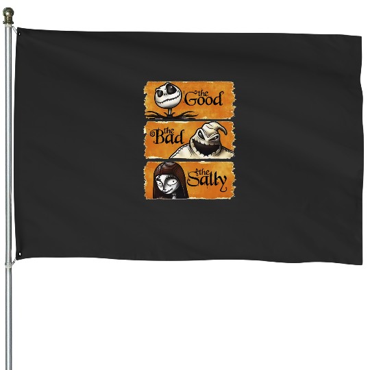 The Good The Bad The Sally Shirt, Nightmare Before Christmas Shirt, Disney Halloween Shirt, House Flags