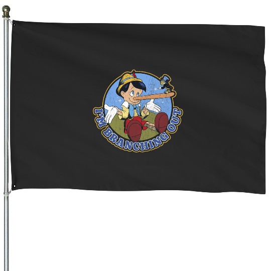 Disney Pinocchio Jiminy Cricket Branching Out House Flags
