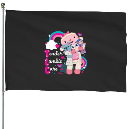 Disney Doc Mc Stuffins - TLC Lambie House Flags