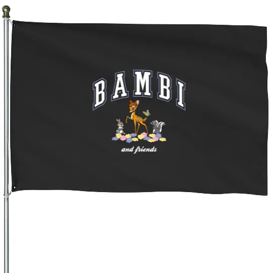 Disney Bambi And Friends Thumper Flower College Style Logo House Flags