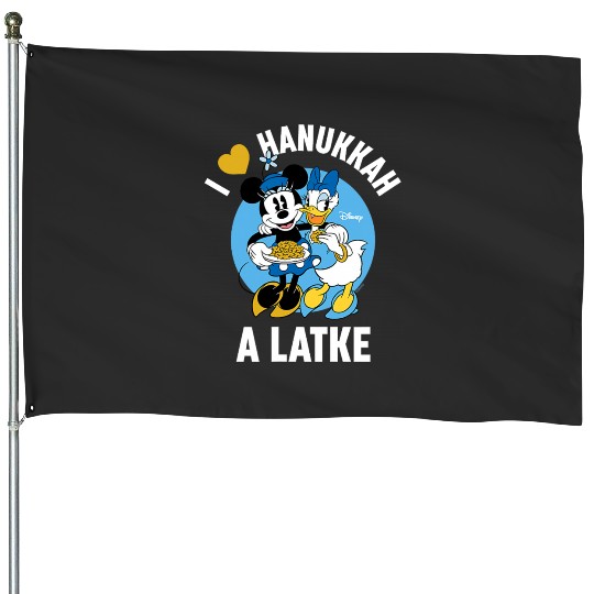 Disney - Minnie Daisy I Love Hanukkah A Latke House Flags