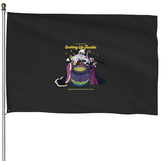 Disney Villains for Hire Potion Queens Cooking Up Trouble House Flags