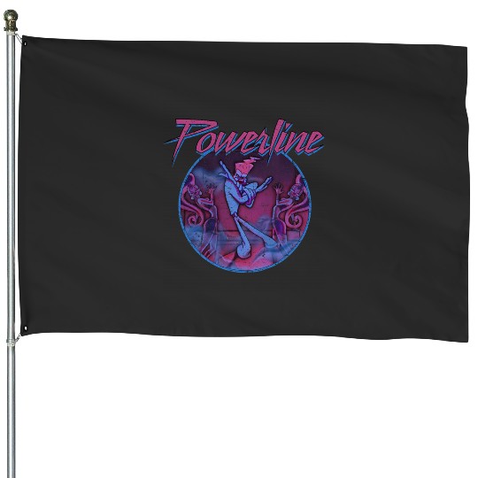 Disney A Goofy Movie Powerline Neon Disco Style Distressed House Flags