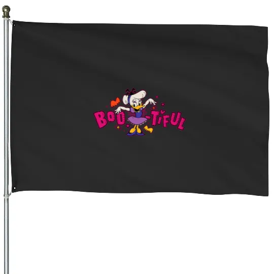 Disney Daisy Duck in Costume BOO-tiful Spooky Cute Halloween House Flags