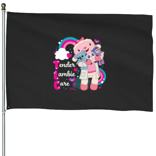Disney Doc Mc Stuffins - TLC Lambie House Flags