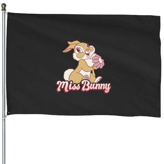 Disney Bambi Miss Bunny Floral Portrait House Flags