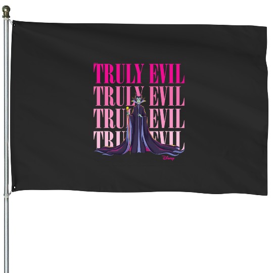 Disney Villains - Maleficent Truly Evil Stacked House Flags