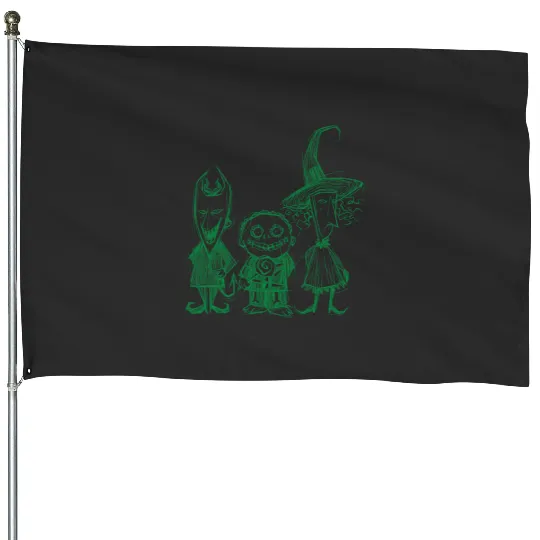 Disney The Nightmare Before Christmas Boogie’s Trio 2-Sided House Flags