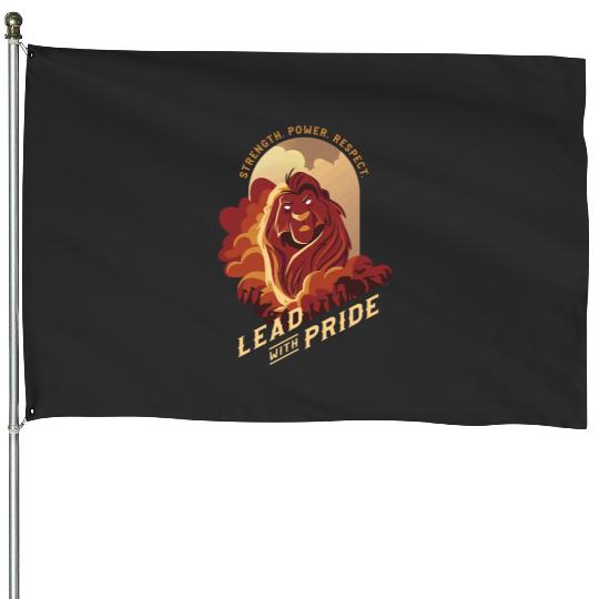 Disney The Lion King 30th Anniversary Mufasa Lead with Pride House Flags