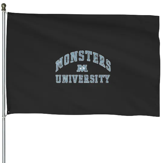 Disney Pixarss Monsters University Simple Collegiate Sweatshirt House Flags