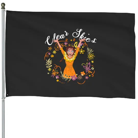 Disney Encanto Pepa Clear Skies Floral House Flags