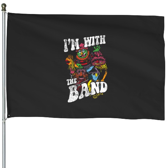 Disney The Muppets Electric Mayhem Distressed With The Band House Flags