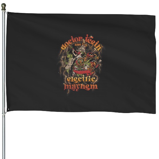 Disney The Muppets  Electric Mayhem Music Poster House Flags