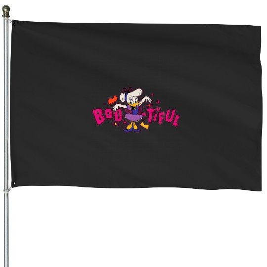 Disney Daisy Duck in Costume BOO-tiful Spooky Cute Halloween House Flags